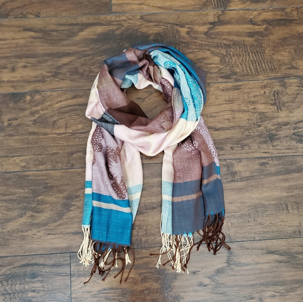 Purple Scarf Shawl Wrap
